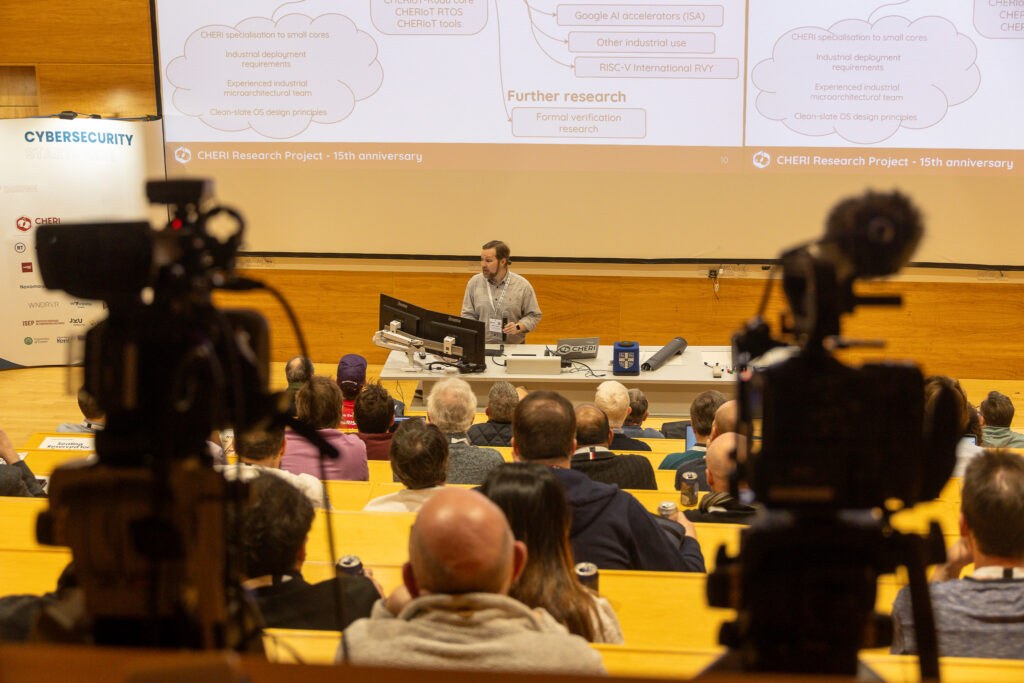 CHERI Blossoms 2026 Robert Watson giving a talk
