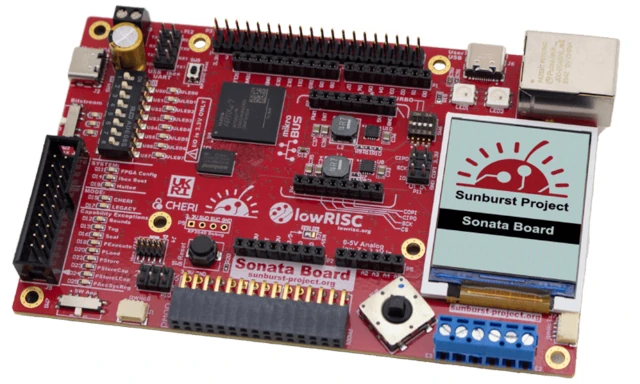 CHERIoT processor on a Sonata board
