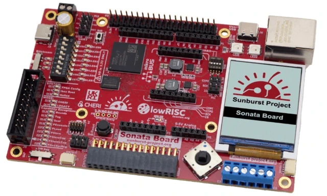 CHERIoT processor on a Sonata board