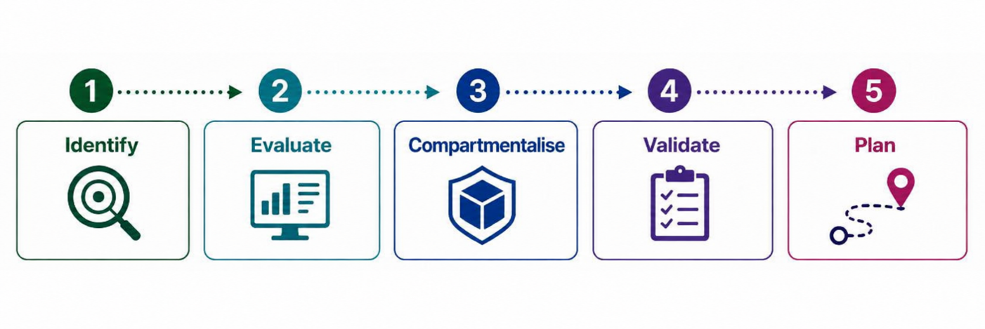 Figure 3: A focused evaluation produces evidence before a wider platform commitment